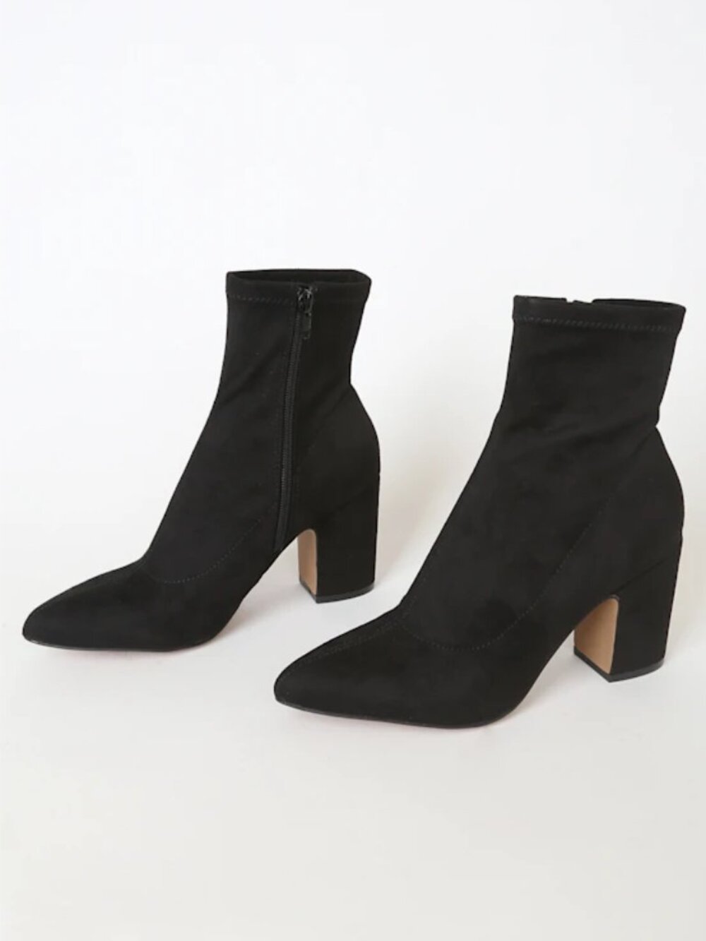 Steven by Steve Madden | Lieve Black Pointed Toe Sock Boots 7.5